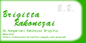 brigitta rakonczai business card